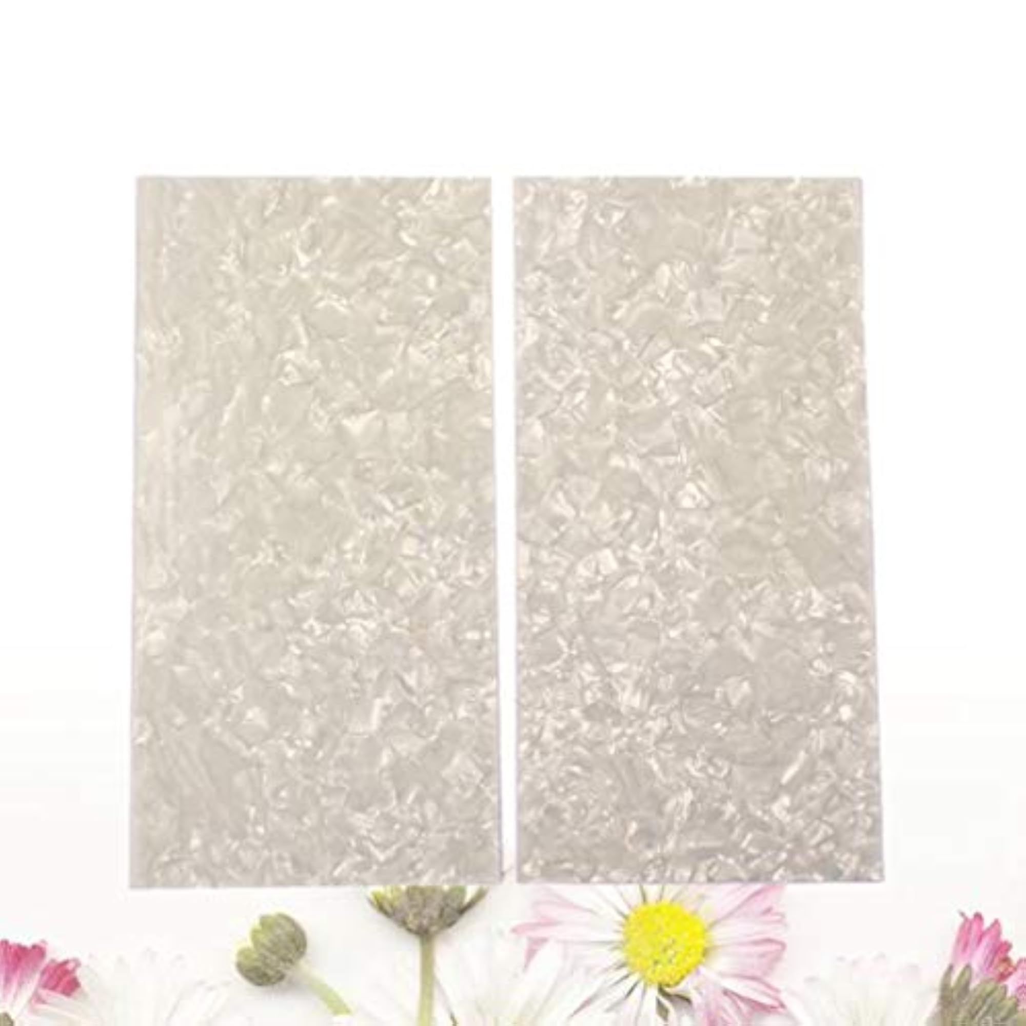 2pcs Inlay Material Mother of Pearl Shell Blanks