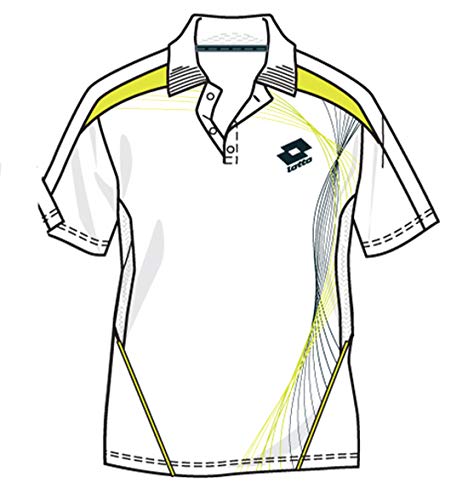 Preisvergleich Produktbild Lotto Polo Fluid, Herren, Gr. XL (52), weiß / gelbgrün
