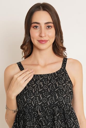 Image of COTLAND Fashions Designer Pre-Shrunk Cotton Peplum Top for Women