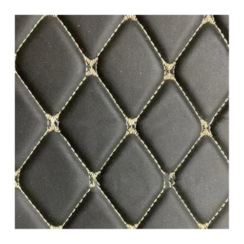 Tapis de coffre pour BMW i3 en cuir PU luxe sur mesure noir beige