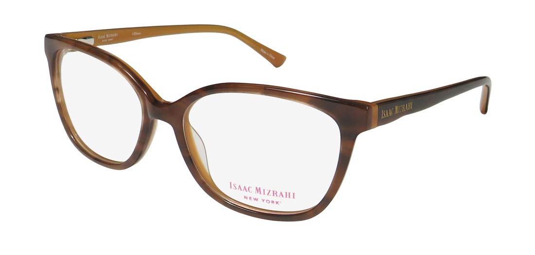 Isaac Mizrahi Eyeglasses IM30014 IM/30014 BR Brown Full Rim Optical Frame 53mm