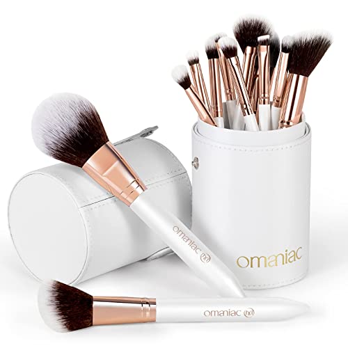 OMANIAC® Professional Makeup Brushes Set (12Pcs), Pearl Flash Handles, Comfortable To Hold And Easy To Use. Full Face Travel Make up Brushes Set Professional With Case. OMANIAC® Professional Makeup Brushes Set (12Pcs), Pearl Flash Handles, Comfortable To Hold And Easy To Use. Full Face Travel Make up Brushes Set Professional With Case.