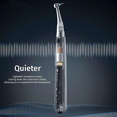 Image of Qualdent Eighteeth Extreme Dental Endomotor - Ultra-Lightweight (99g) | Ergonomic Cordless Endodontic Motor | 16:1 Gear Ratio | Rotary & Reciprocating Modes | LED Display | Rechargeable