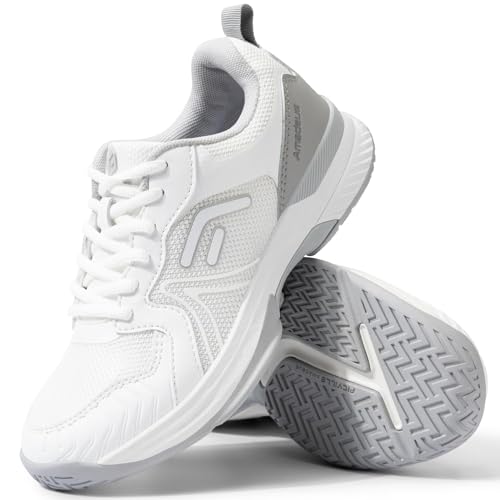 FitVille Wide Pickleball Shoes for Women Cloud-Like Lightweight Womens Tennis Shoes with Arch Support, Wide Toe Box Breathable Court Shoes for Racketball, Badminton3