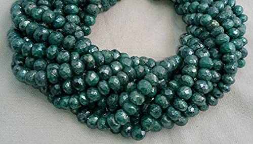 Perles rondelles émeraude LKBEADS pour créer vos colliers bohèmes chic d'été