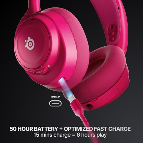 Image of SteelSeries Arctis Nova 7P Wireless Gen 2 Gaming Headset - Real-Time App Control, 50+ HR Play, Neodymium Magnetic Drivers, Mix 2.4GHz /Bluetooth, PS5, PS4, PC, Switch 1 /2, Mobile - Magenta