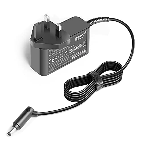 Vacuum Charger,HKY 26.1V 0.78A Dyson Battery Charger Plug for Dyson V6 V7 V8 SV03 SV04 SV05 DC58 DC59 DC61 DC62 Adapter, P/N 965876-01 965875-07 Absolute Handheld Cordless Vacuum Cleaner Power Adapter