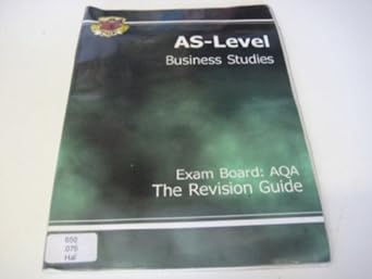 AS -Level Business Studies AQA Revision Guide