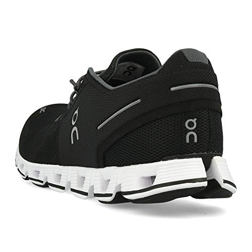 On Running Mens Cloud Road Shoes, Black/White, Sz 134
