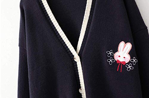 Image of GK-O Mori Girl Kawaii Rabbit Japan JK Uniform Knit Cardigan Sweater Girl School Cosplay Sweater