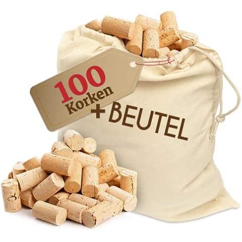 ELES VIDA Tapones de Corcho para Botellas de Vino para Decorar y Manualidades Cover