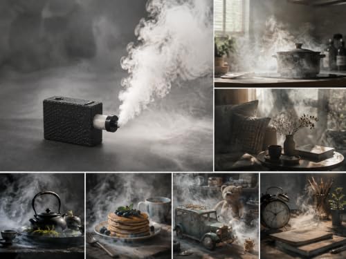 Máquina de Humo Portátil para Cosplay, Fotografía y Efectos de Video | Salida instantánea de humo sin calentamiento, operación manos libres, 3 efectos creativos miniatura 5