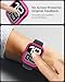 Miimall for Apple Watch 10 Bumper 42mm, Slim Lightweight TPU Soft Case Cover Wireless Charging Full Protective Bumper Case Hot Pink
