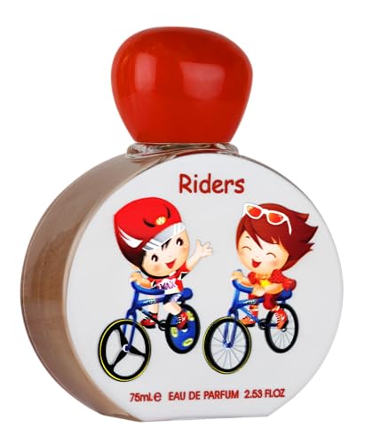 Riders - Agua de perfume infantil (75 ml), diseño de ciclista