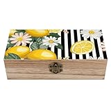 Protection anti-poussière pour vos objets précieux : Le couvercle robuste et bien ajusté de ce coffret à bijoux en bois protège vos souvenirs, photos, lettres et petits objets de famille de la poussière et des saletés.