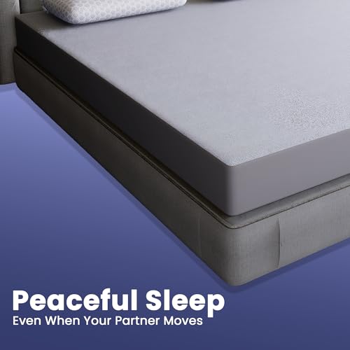 Image of CareFoam 100% Waterproof Premium Cotton Mattress Protector | Breathable and Hypoallergenic Ultra Soft Fitted Bed Protector | Small Double 72 x 48 Inch, Fits 10 Inch Grey | Teen beds Compact Doubles
