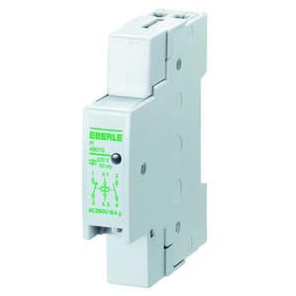 Eberle Controls 049072140000 Installationsrelais IR 490 72 (1 Kontakt als Schließer, plombierbar, elektromeschanisch, Montage auf Tragschiene, 17,8 x 90 x 60 mm, Weiß)
