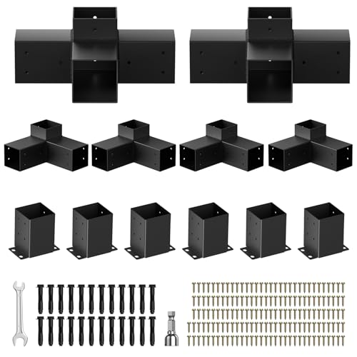 Pergola Kit, Heavy Duty Pergola Brackets for 4'x 4'...