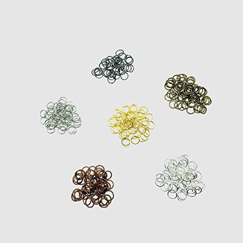 1020Pcs Open Jump Rings For Jewelry Making,6 Colors Lobster Claw Clasps,Jewelry Findings Kit,5Mm 12Mm #TOP4