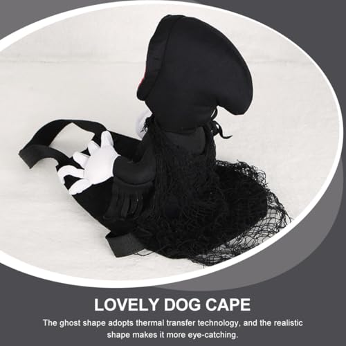 Disfraz para perro capa fantasma Halloween talla pequeña miniatura 4