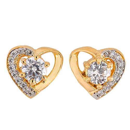 See full amazon price history chart for Estele Women & Girls 24 Kt Gold Plated American Diamond Heart Shape D-Sire Stud Earrings Estele Women & Girls 24 Kt Gold Plated American Diamond Heart Shape D-Sire Stud Earrings (B08CPY49GV) Amazon Price History, Amazon Price Tracker