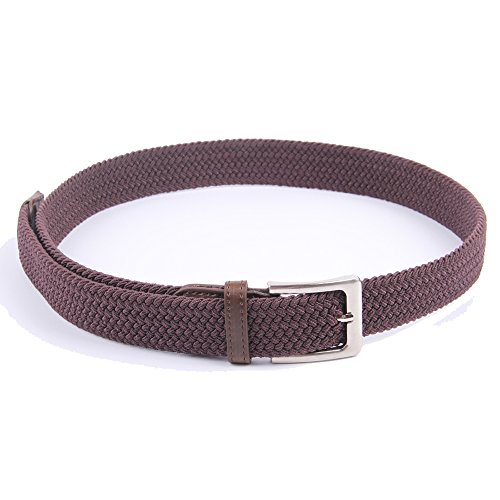 Image of Canvas Elastic Fabric Woven Stretch Multicolored Braided Belts