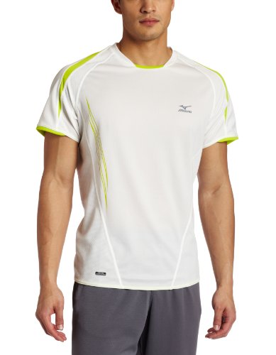 Mizuno T-Shirt de Course Rider Homme pour courir en ville ou en forêt le week-end