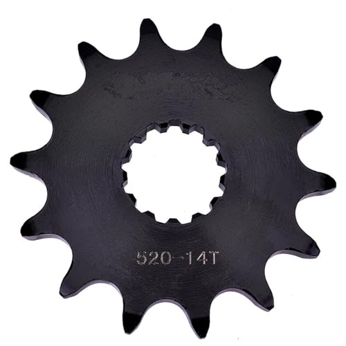 Pignon transmission 520 14 dents pour Yamaha YZ450 usiné au carbone