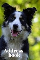 Address Book : Alphabetical Organizer Journal, Address Book with Border Collie Dog, Save Important Personal Information, Dimension 6 X9 , a Great Gift for Woman, Grandmother, Man, Girl, Kid, Friend, A 1708169962 Book Cover