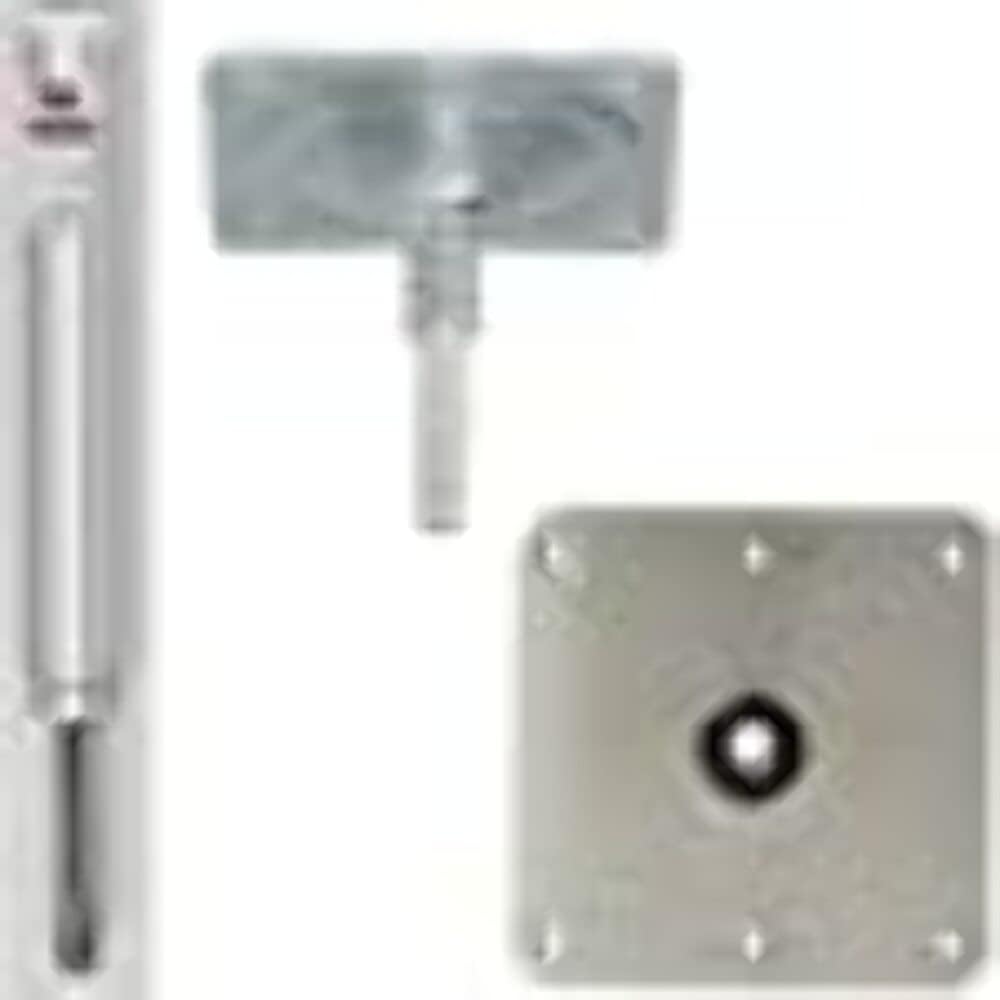 SwivlEze 97739T Lock'NPin 3/4'' Pin Pedestal Set Threaded by Swivl