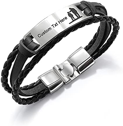 Personalisiertes Armband Mit Gravur - Für Sohn, Tochter Von Mama Papa