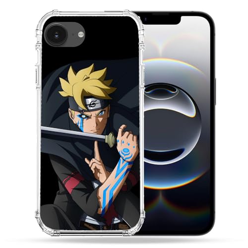 Coque iPhone 17e Manga Boruto anti-choc | Protection tatouage renforcée