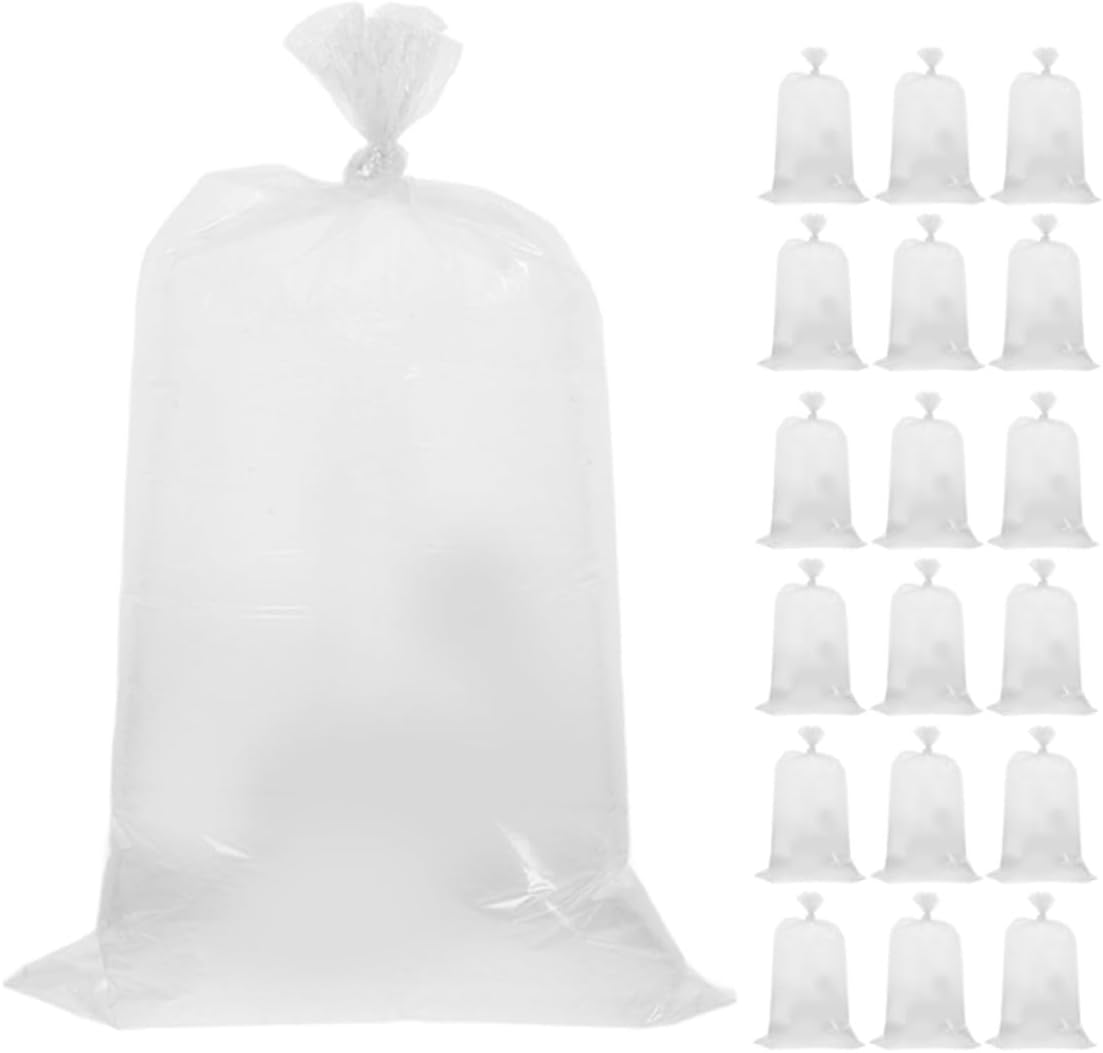 VICASKY 100pcs Cotton Candy Bags Made of Plastic for Visibility and Easy to Use for Cotton Candy Stands and Large Events Bulk Business Bags