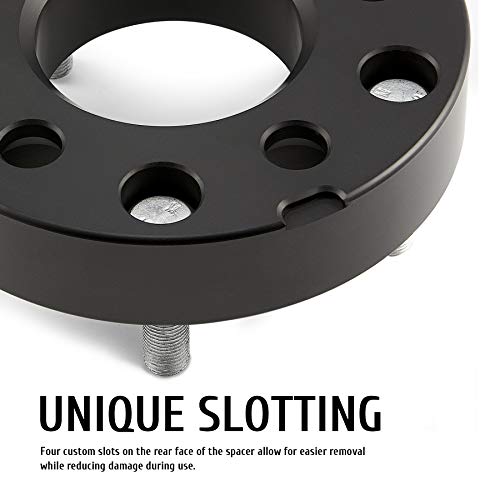 Omt 4X156 Atv Wheel Spacers 2 Inch Black Wheel Spacer Kit Compatible With Polaris Ranger Polaris Rzr Xp 1000 Polaris Rzr, 50Mm Wheel Spacer Kit With 12X1.5 Studs, Set Of 4 #TOP4