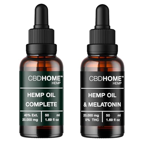 Aceite de cáñamo max y melatonina para mejorar el descanso nocturno y el día
