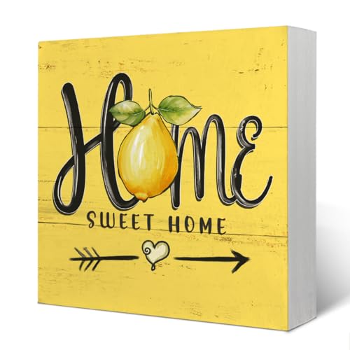 Yetmadi Home Sweet Home Sign Decor, Country Home Decor,Farmhouse Table