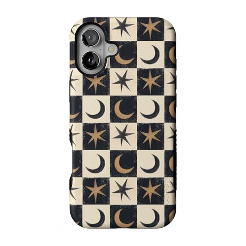 Casely iPhone 16 Plus Case | Mystic Moonstar | Black Celestial | Bold Protective Design | MagSafe Compatible Design