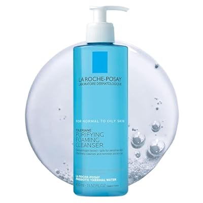 La Roche-Posay Toleriane Purifying Foaming Facial Cleanser, Oil Free Face Wash for Women & Men with Niacinamide  Ceramides, Pore Cleanser Safe For Sensitive Skin, Wont Dry Out Skin, Soap Free