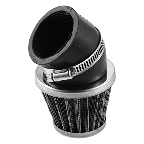 Filtre à air conique coudé 50 mm moto X AUTOHAUX pour admission carburateur