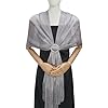 QIUTIMIY Sparkling Metallic Shawls and Wraps for E... #4