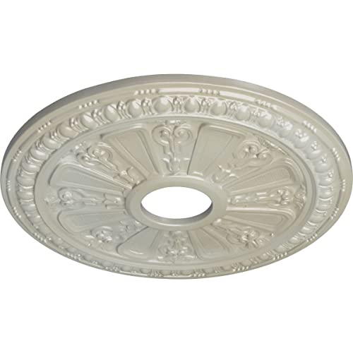 Image of Ekena Millwork CM18RAFBS Raymond Ceiling Medallion, Flash Blue