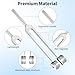 Tuning Fork 128 Hz Healing Instrument, Tuning Forks for Healing Set with Reflex Hammer, Aluminum Alloy Sensory Tone Therapy Instrument with a Bag Sound Therapy Gifts for Chakra Use Woman Man