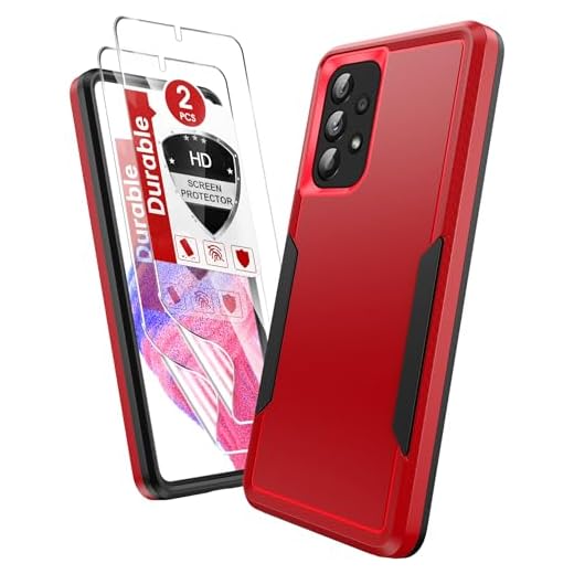 LeYi Capa para Samsung-A53-5G, capa para celular Galaxy A53 5G com 2 peças de protetor de tela HD, proteção de camada dupla 360° resistente à prova de choque para celular Matte, antiderrapante, para