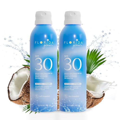 Florida Glow SPF 30 Sunscreen Spray - Hawaii 104...
