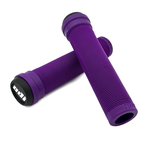 ODI F01LSBU Poignées longneck de BMX ST - Violet - Taille: 143 mm