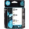 HP 301 (E5Y87EE) Multipack Original Druckerpatronen 2x Schwarz, 1xFarbe für HP DeskJet 10xx, 15xx, 20xx, 25xx, 30xx, HP ENVY 45xx, 55xx, HP OfficeJet 26xx, 46xx
