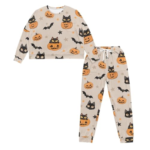 Image of Womens Lounge Set Long Sleeve Soft Pajama Sets
