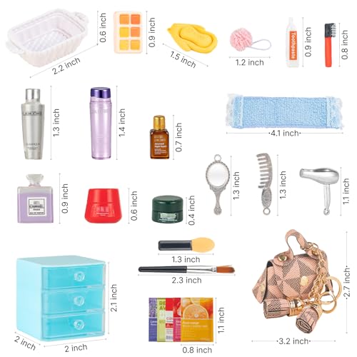 Accessoires de salle de bain pour maison de poupée : créez un coin beauté unique