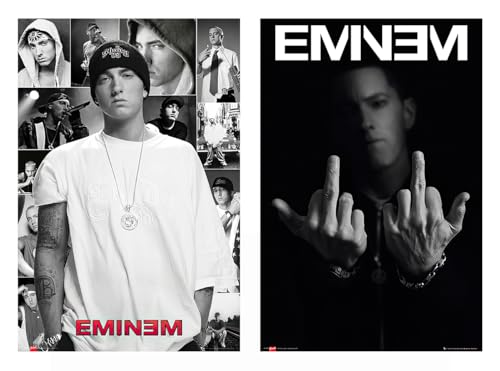 Eminem - 2 Piece Music Poster Set (Image Montage &