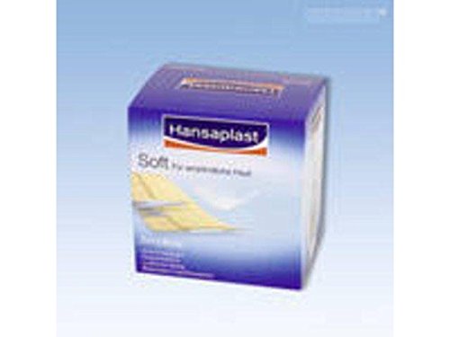 Hansaplast Soft 5 m x 8 cm pansement anti irritation pour peaux sensibles